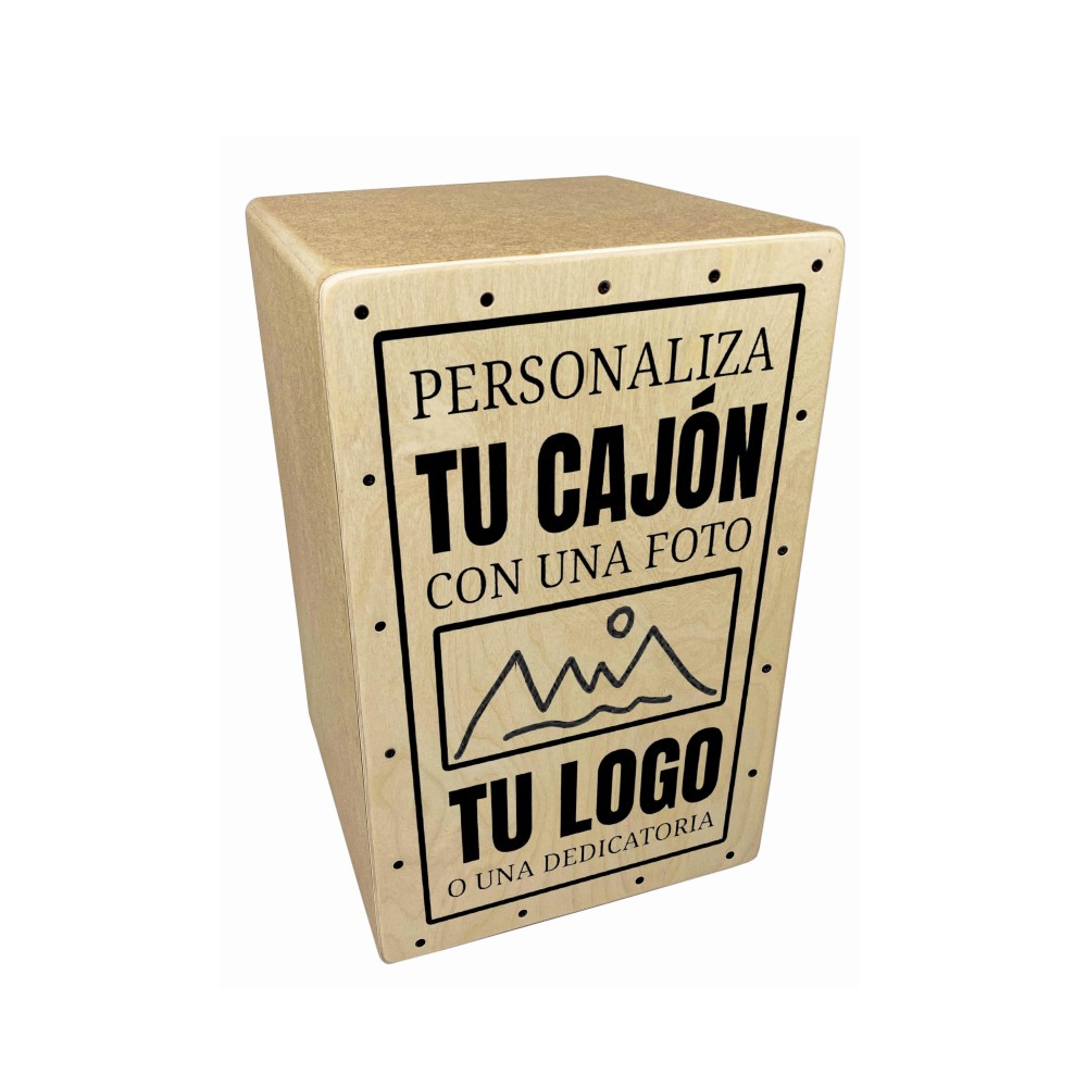 Cajón Flamenco Personalizado de Abedul