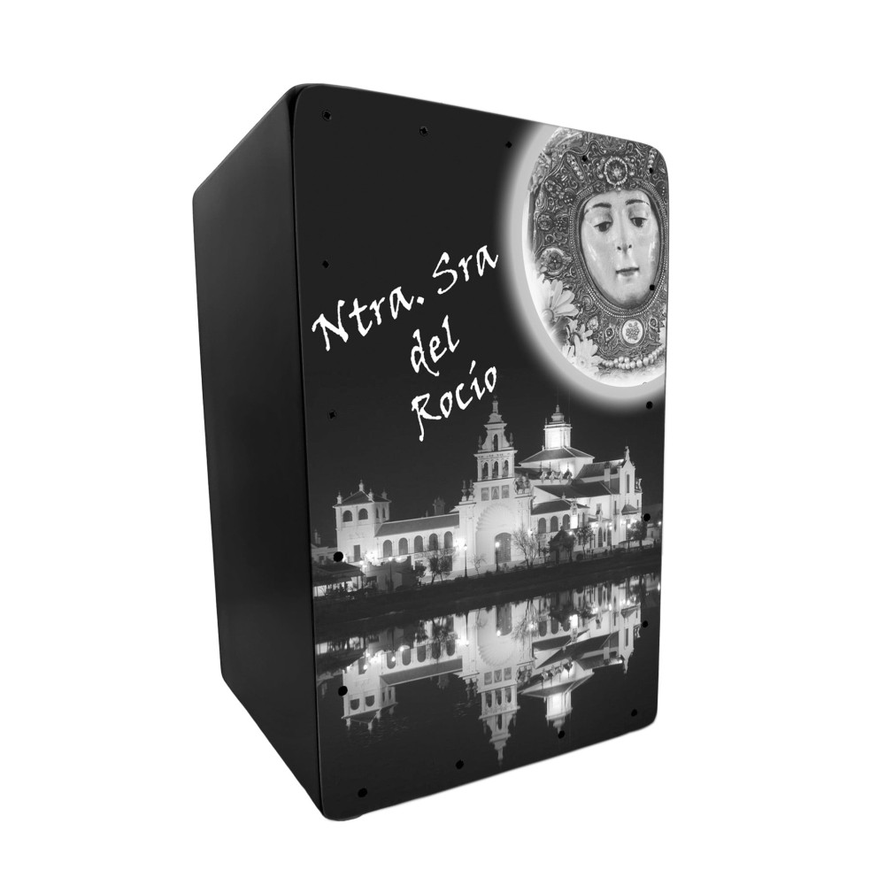 Cajón Flamenco Virgen del Rocío y Ermita de Noche