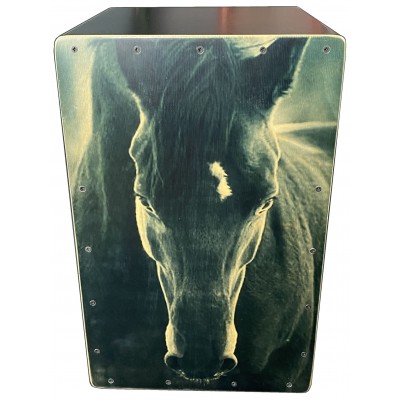 Cajón Flamenco Caballo Nergro