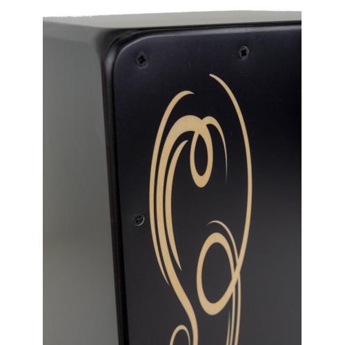 Cajón Flamenco Filigrana Compas Tapa Negra