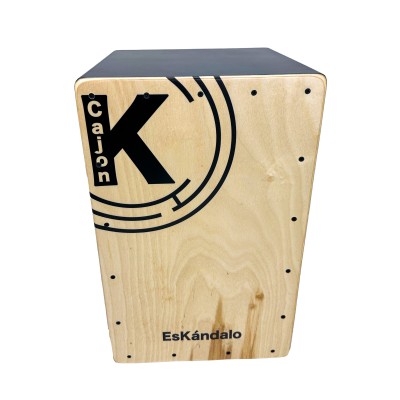 Cajón Flamenco EsKándalo Estudio con tapa Natural