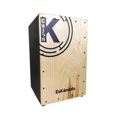 Cajón Flamenco EsKándalo Estudio con tapa Natural