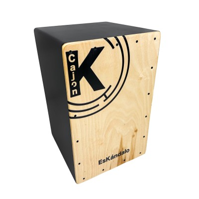 Cajón Flamenco EsKándalo Estudio con tapa Natural