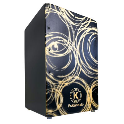 Cajón Flamenco EsKándalo Konfusión Negro