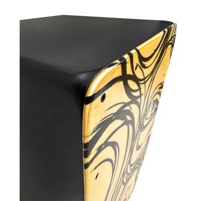 Cajón Flamenco EsKándalo Konfusión Blanco