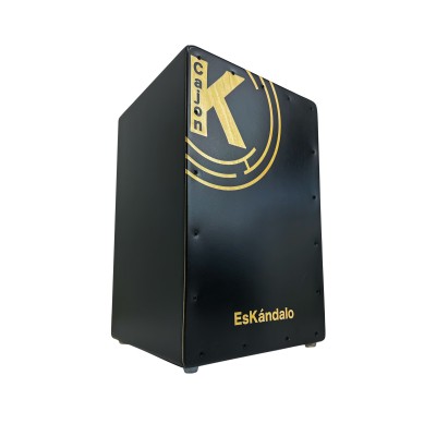 Cajón Flamenco EsKándalo Estudio Tapa Negra