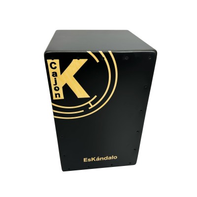 Cajón Flamenco EsKándalo Estudio Tapa Negra