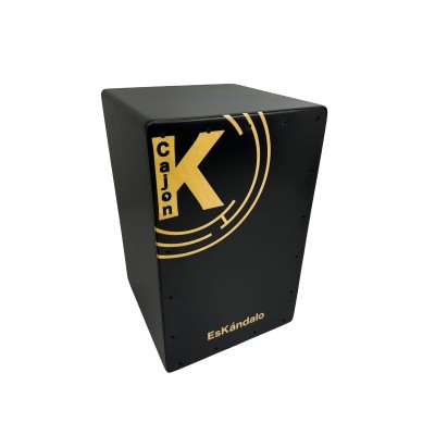 Cajón Flamenco EsKándalo Estudio Tapa Negra