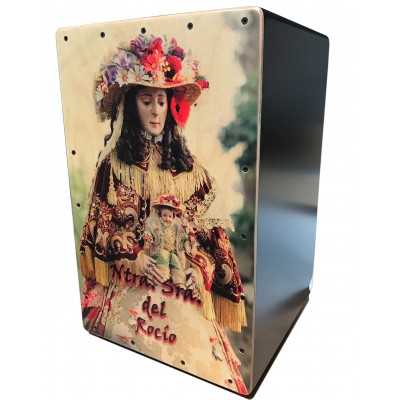 Cajón Flamenco Virgen del Rocio Pastora
