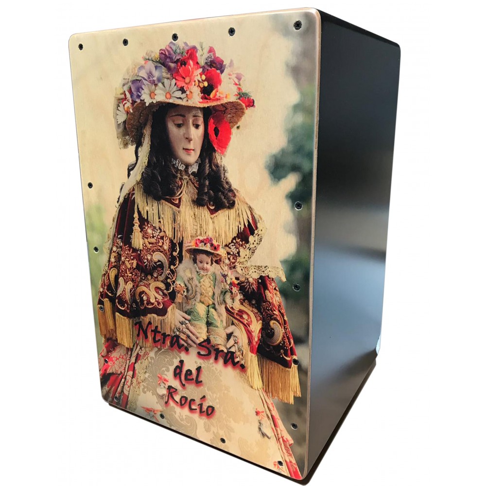 Cajón Flamenco Virgen del Rocio Pastora