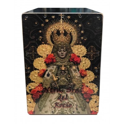 Cajón Flamenco Virgen del Rocio Reina