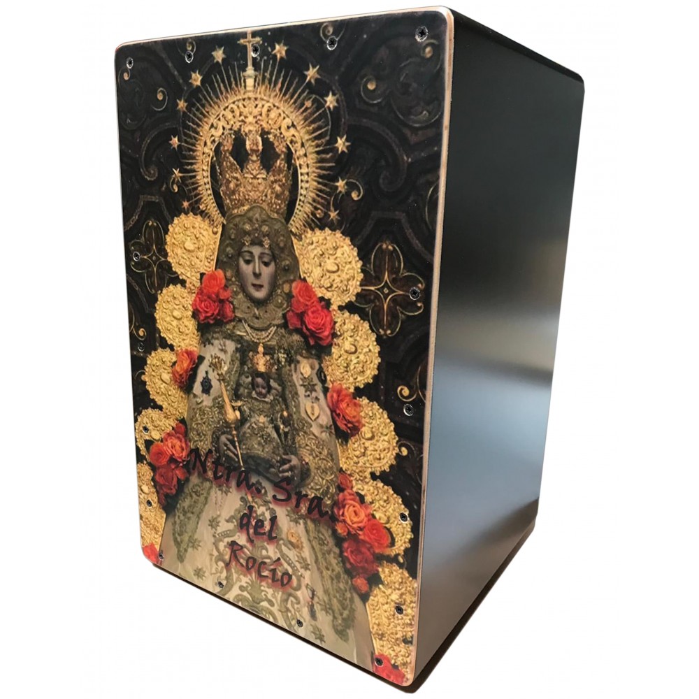 Cajón Flamenco Virgen del Rocio Reina